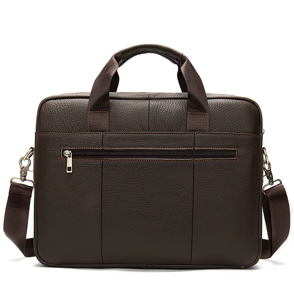 Men's leather shoulder bag Computer Bag Messenger Bag Portfolio Folder Organizer Messenger Bag Leather bag 3212