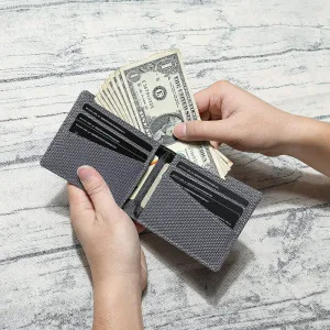 Men's Thin RFID Blocking Bifold Wallet