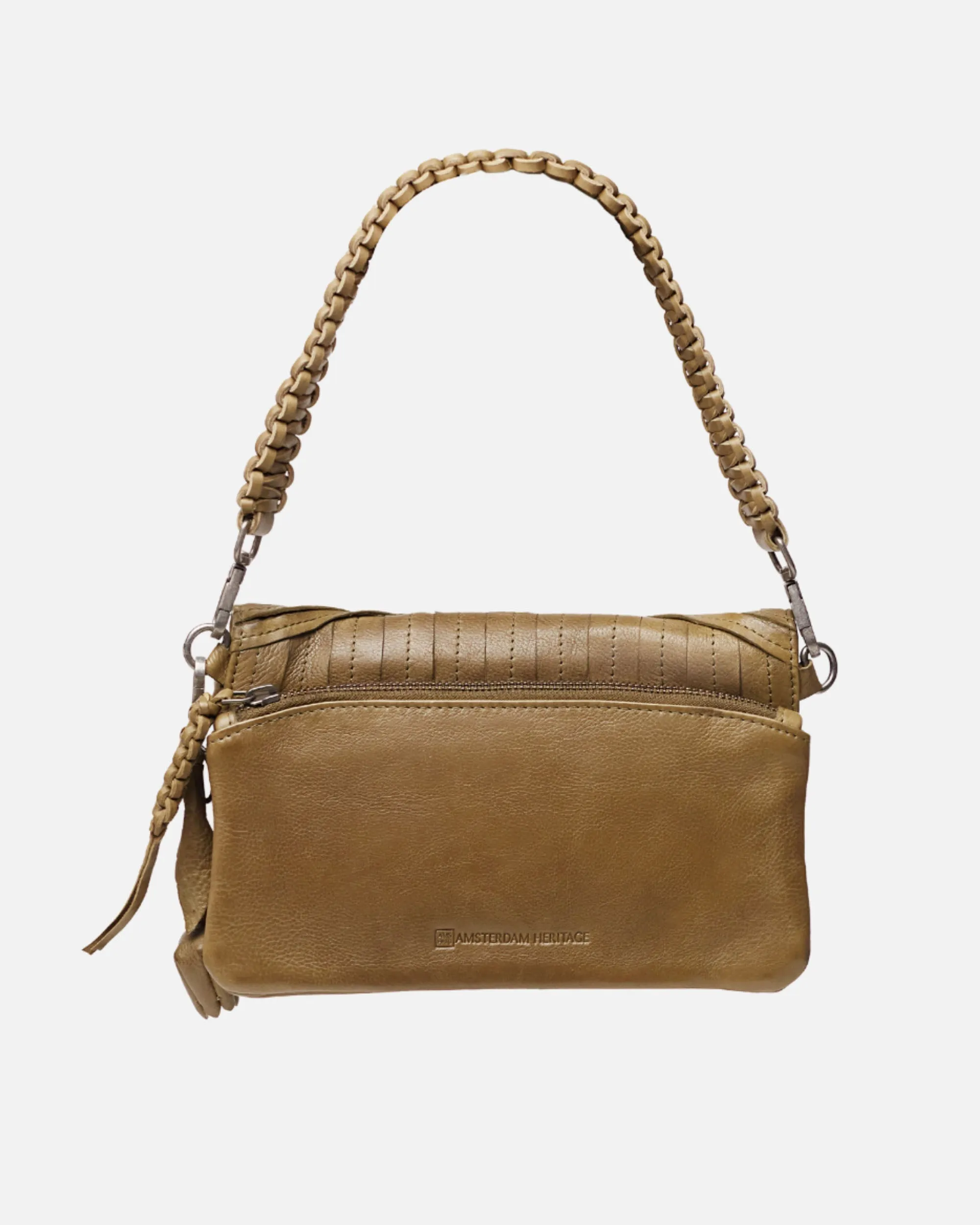Merx | Leather Fold-Over Crossbody Bag