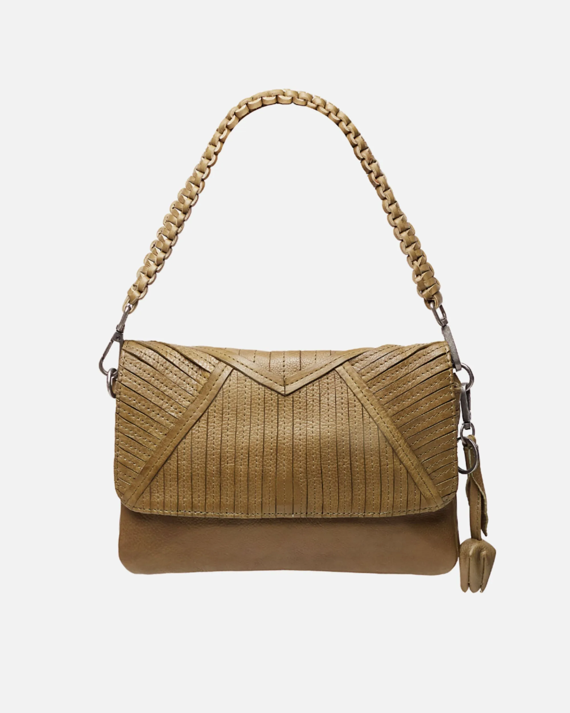 Merx | Leather Fold-Over Crossbody Bag