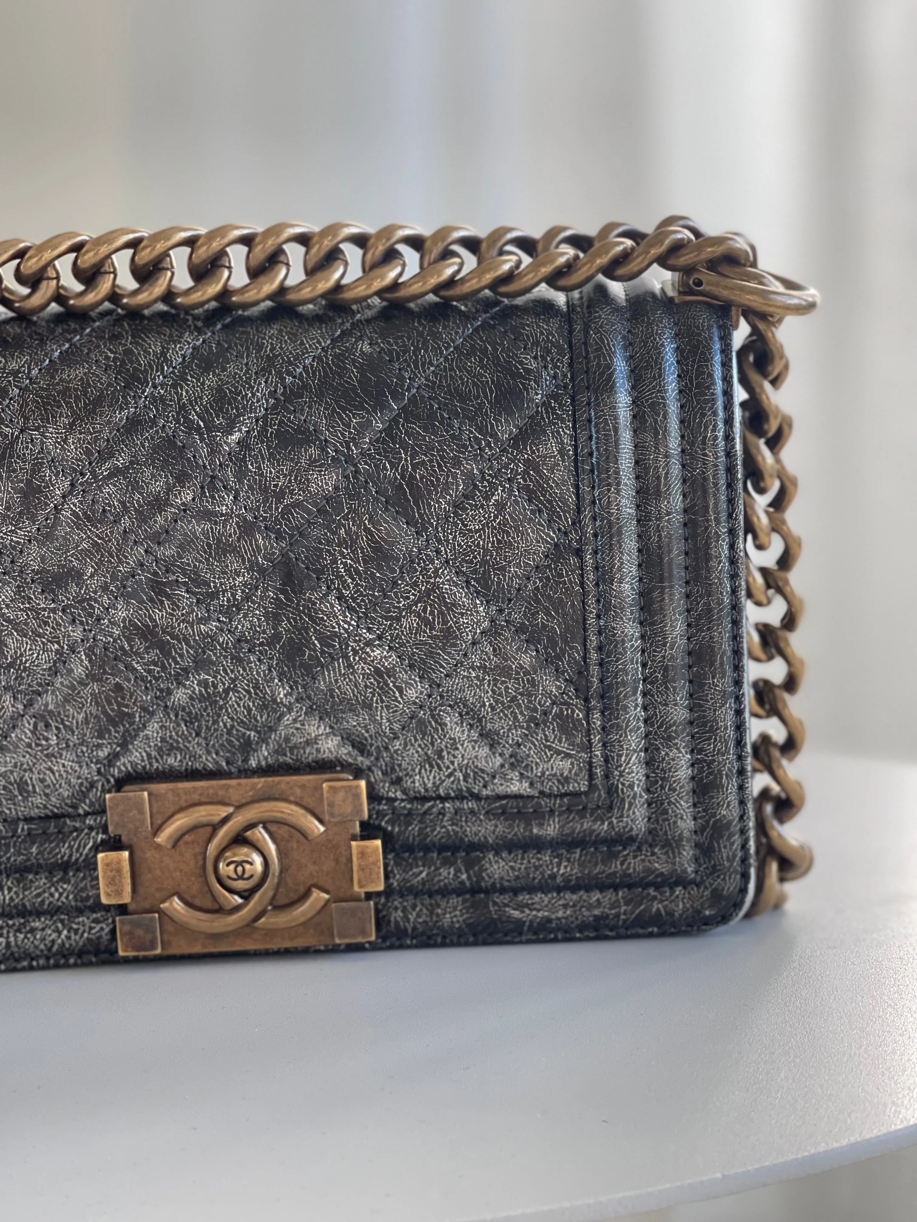 Metallic Boy Bag