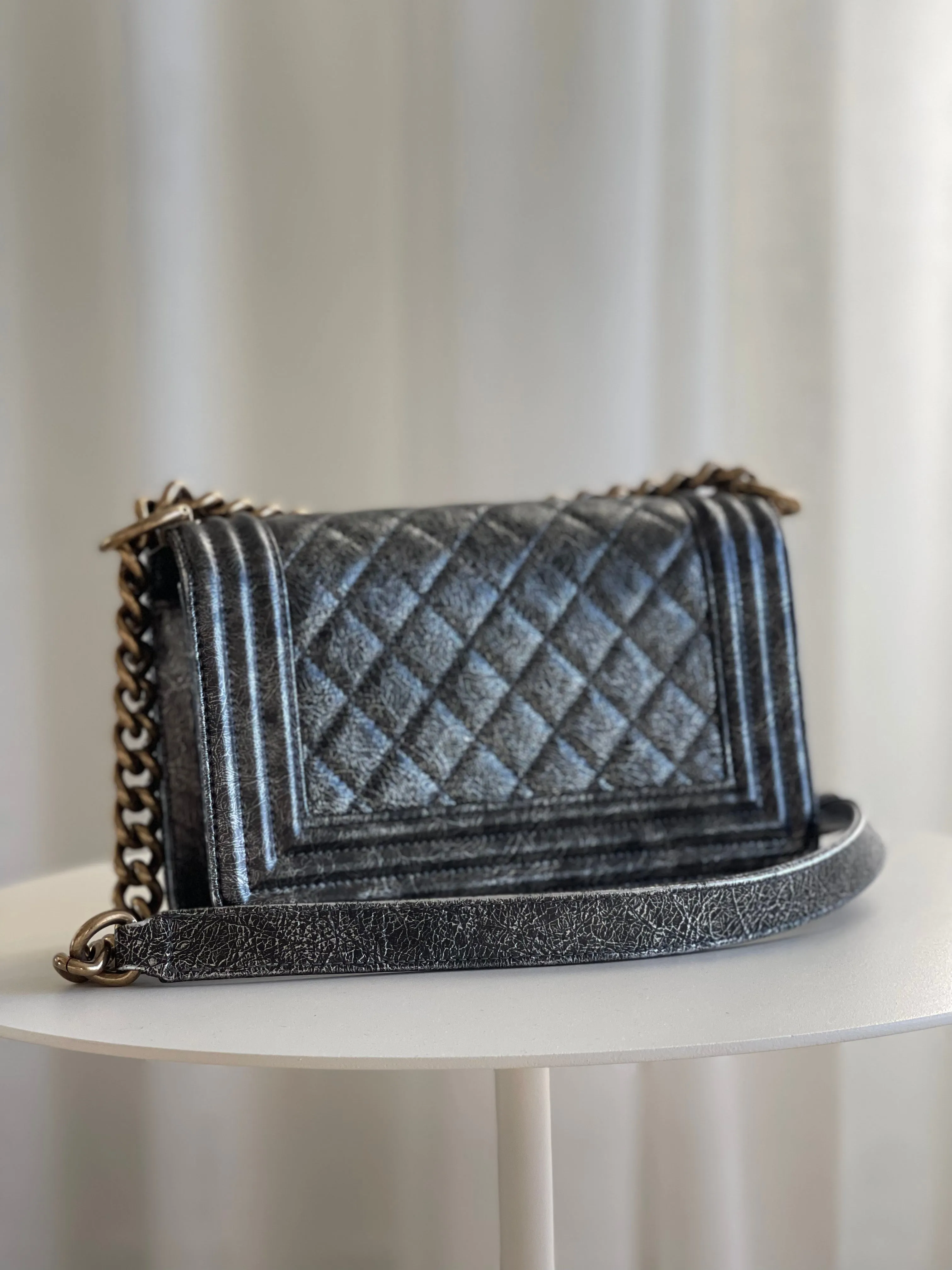 Metallic Boy Bag
