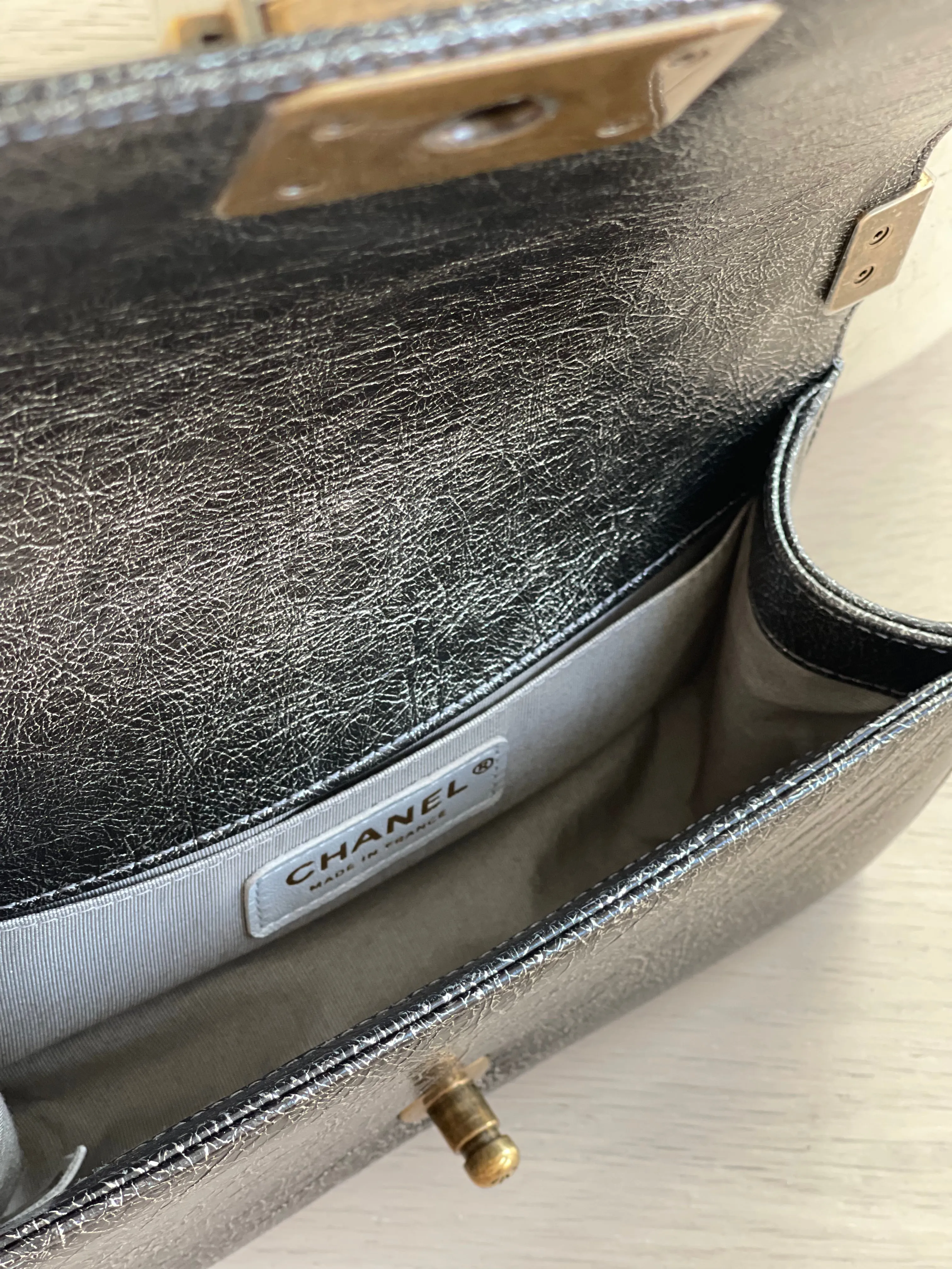 Metallic Boy Bag