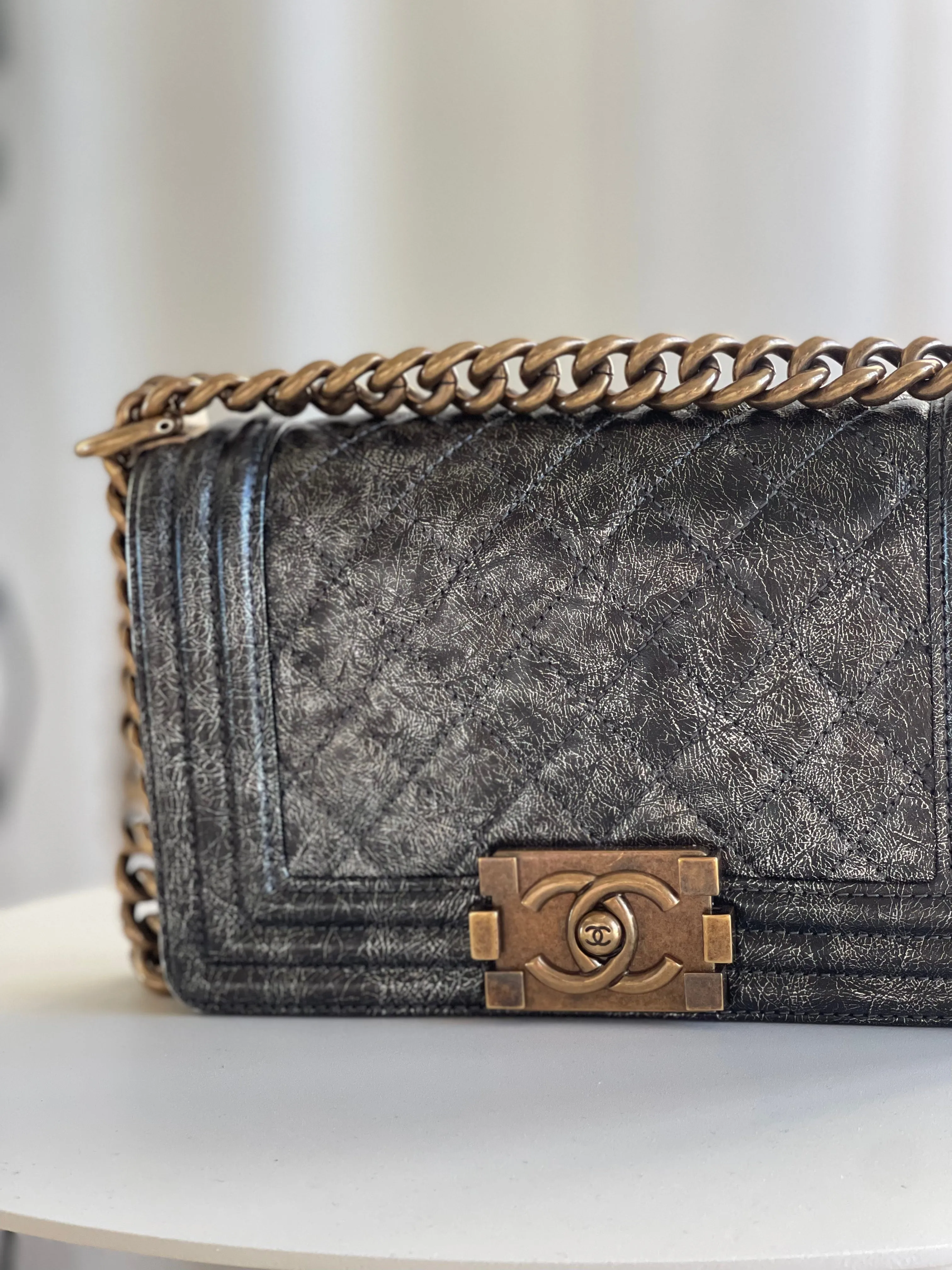 Metallic Boy Bag