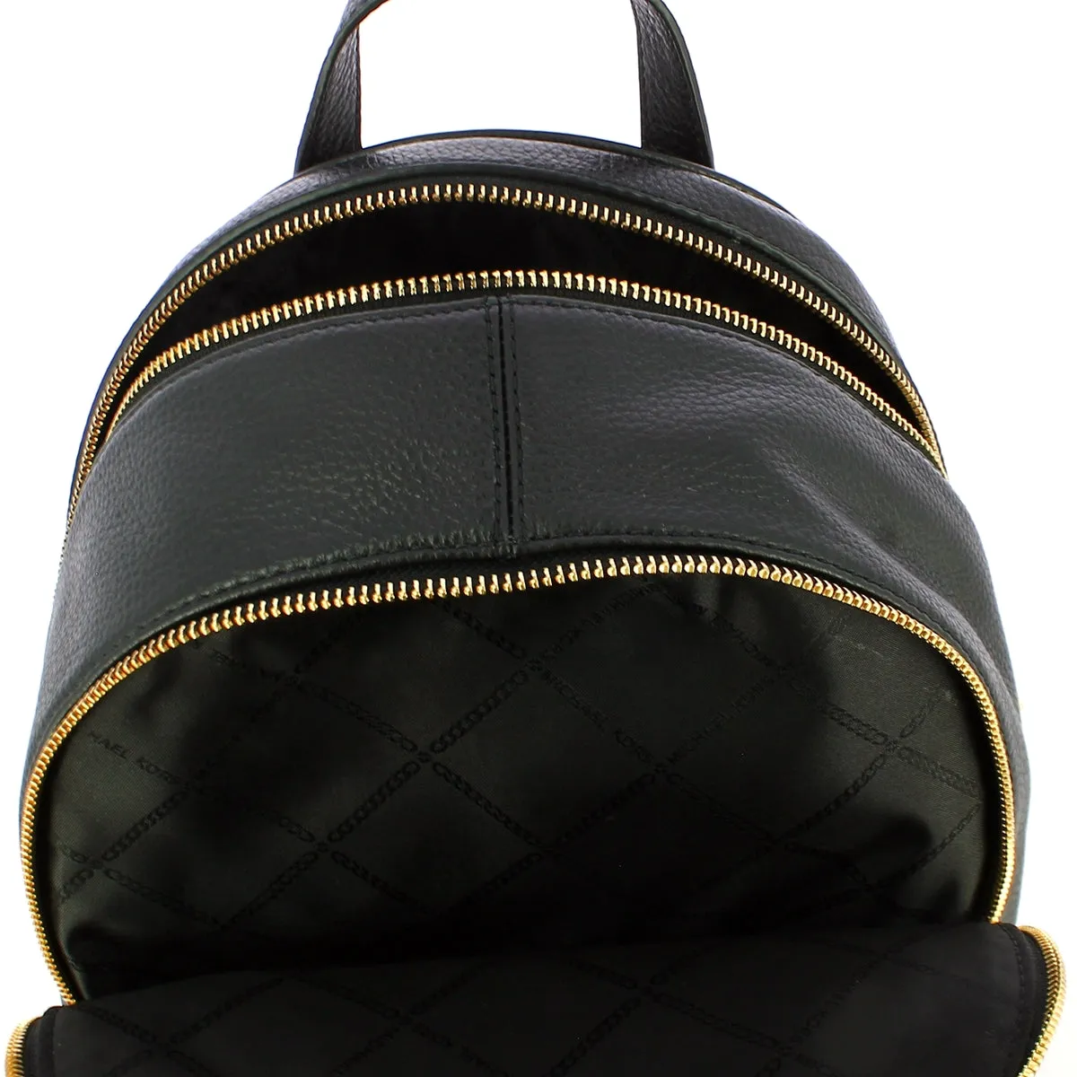 Michael Kors - Rhea Medium Gold Black Backpack - 30S5GEZB1L - BLACK