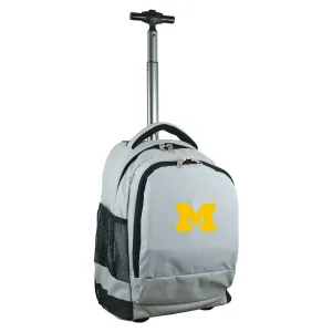 Michigan Premium Wheeled Backpack in Grey