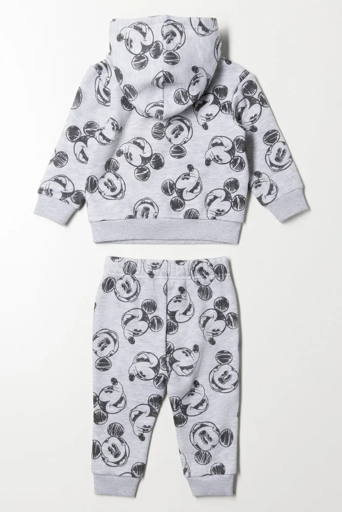 Mickey Mouse Tracksuit Grey