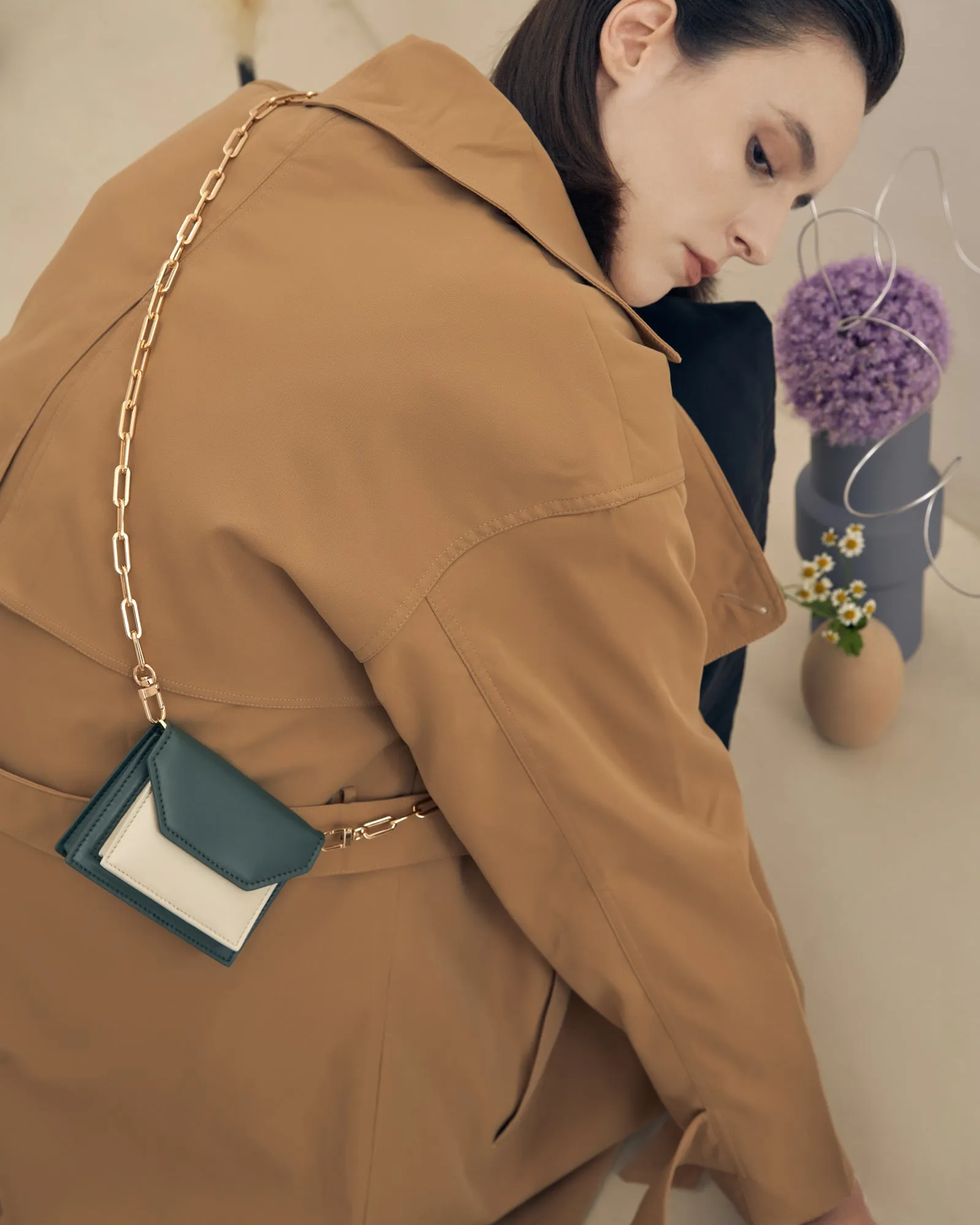 Micro Cedar Bag - BLACK & OAT