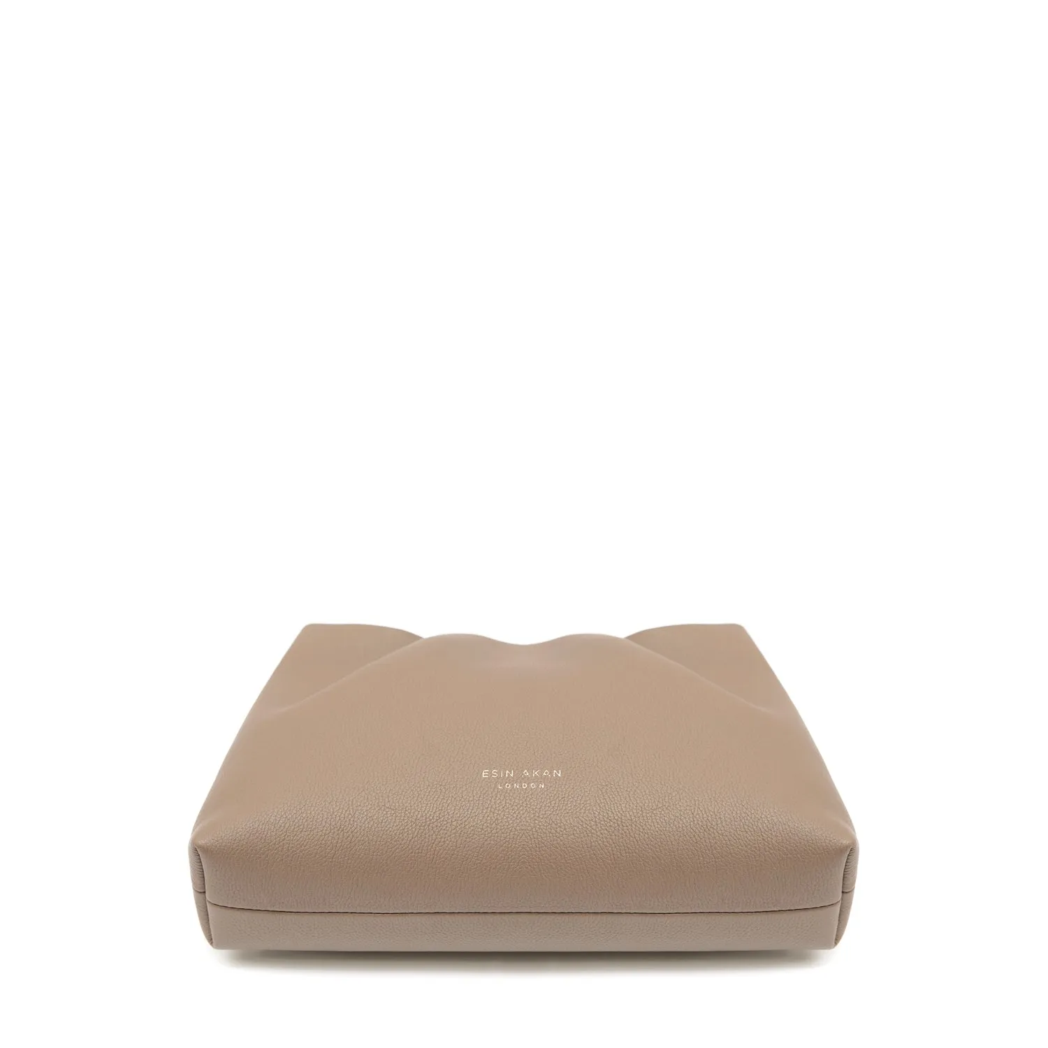 Midi Richmond Leather Crossbody Bag, Oatmilk