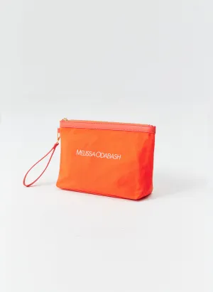 Milos Orange Clutch