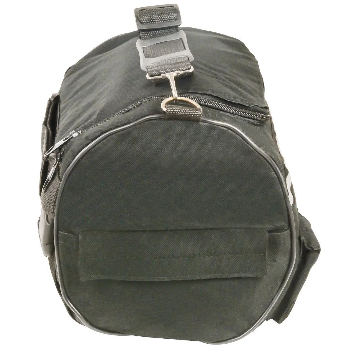 Milwaukee Leather SH608 Medium Black Textile Motorcycle Roll Bag with Reflective Material