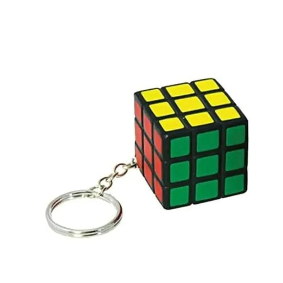 Mini Rubik Cube Keychain | Educational Puzzle Return Gift