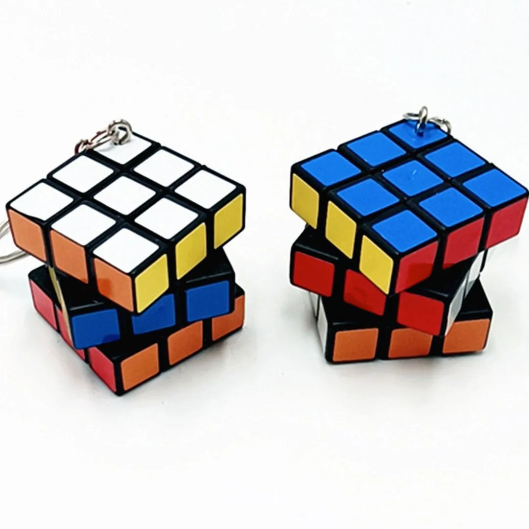 Mini Rubik Cube Keychain | Educational Puzzle Return Gift