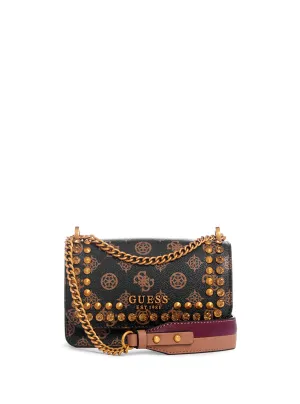 Mocha Logo Fynna Mini Crossbody Bag