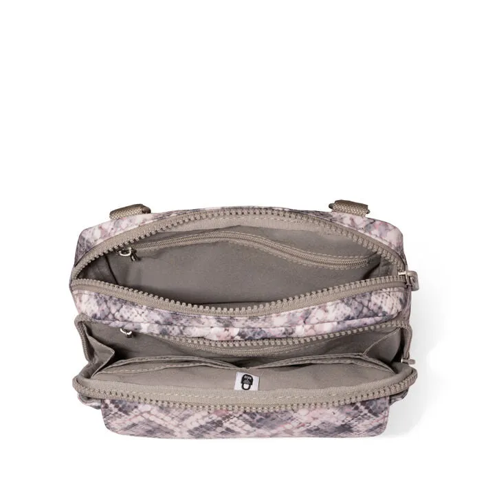 Modern Double Zip Crossbody
