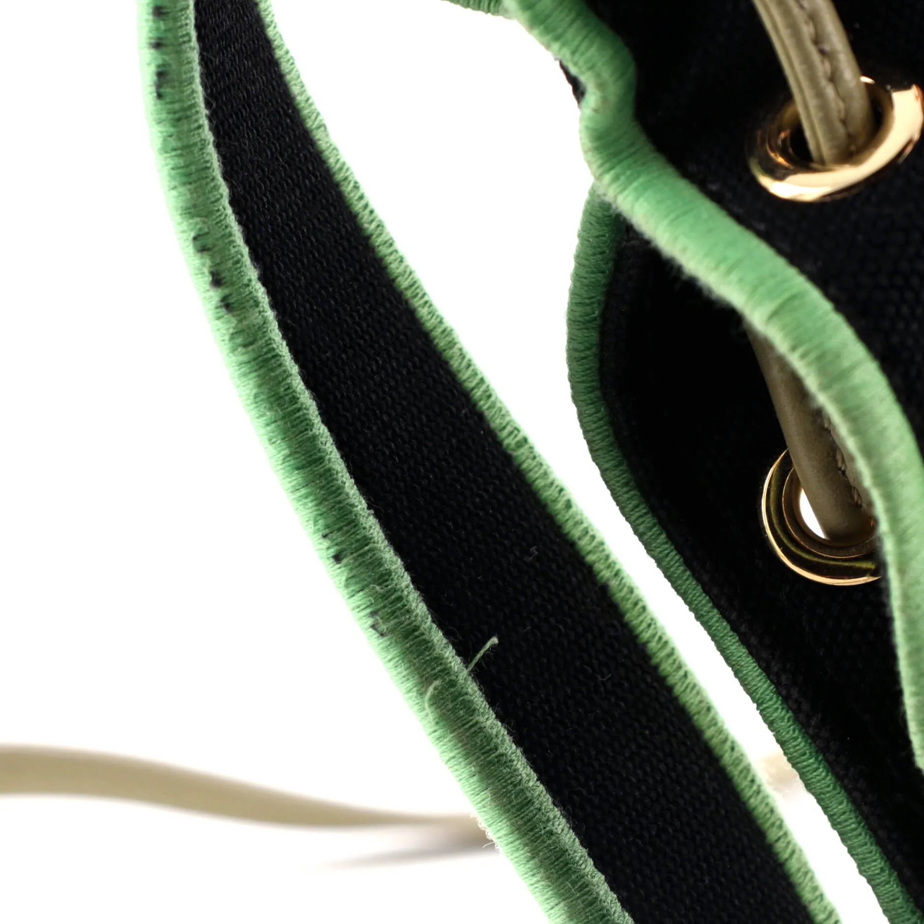 Mon Tresor Bucket Bag Embroidered Canvas Mini