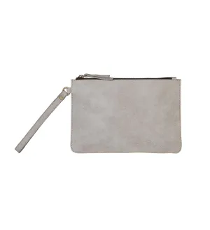 Mona B Lucy Vegan Leather Silver Women's hand bag