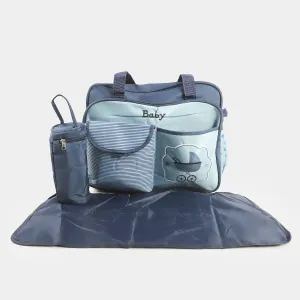 Mother Travel Large Capacity Baby Diaper Bag | Blue