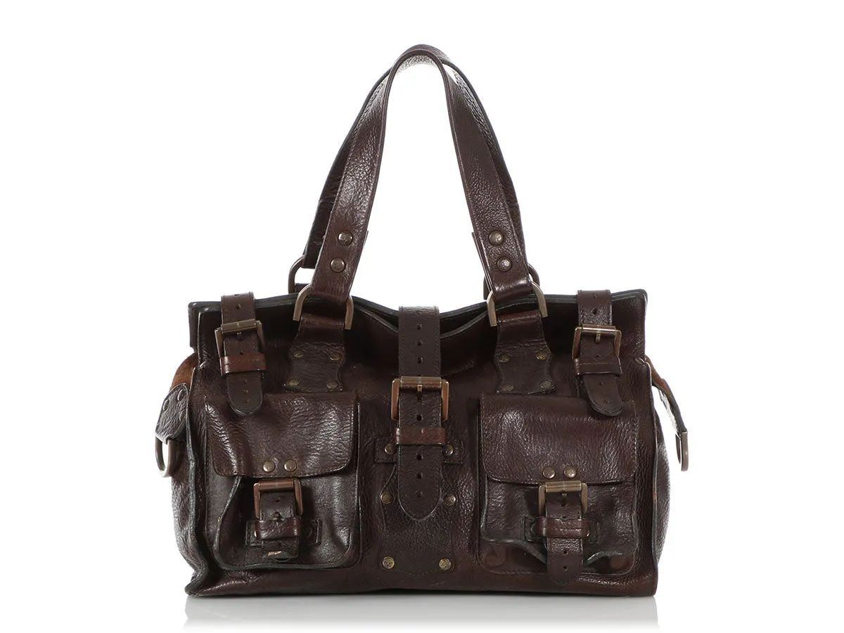 Mulberry Dark Chocolate Darwin Leather Roxanne
