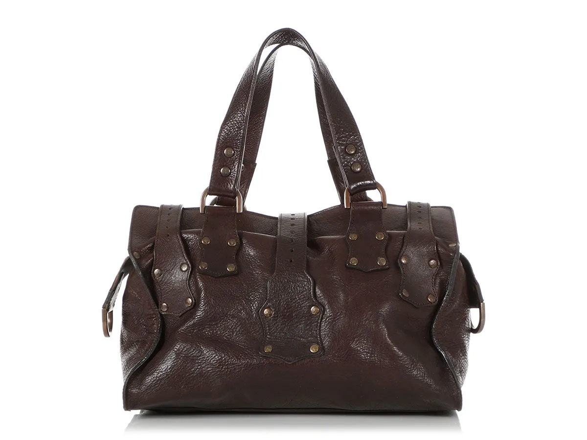 Mulberry Dark Chocolate Darwin Leather Roxanne