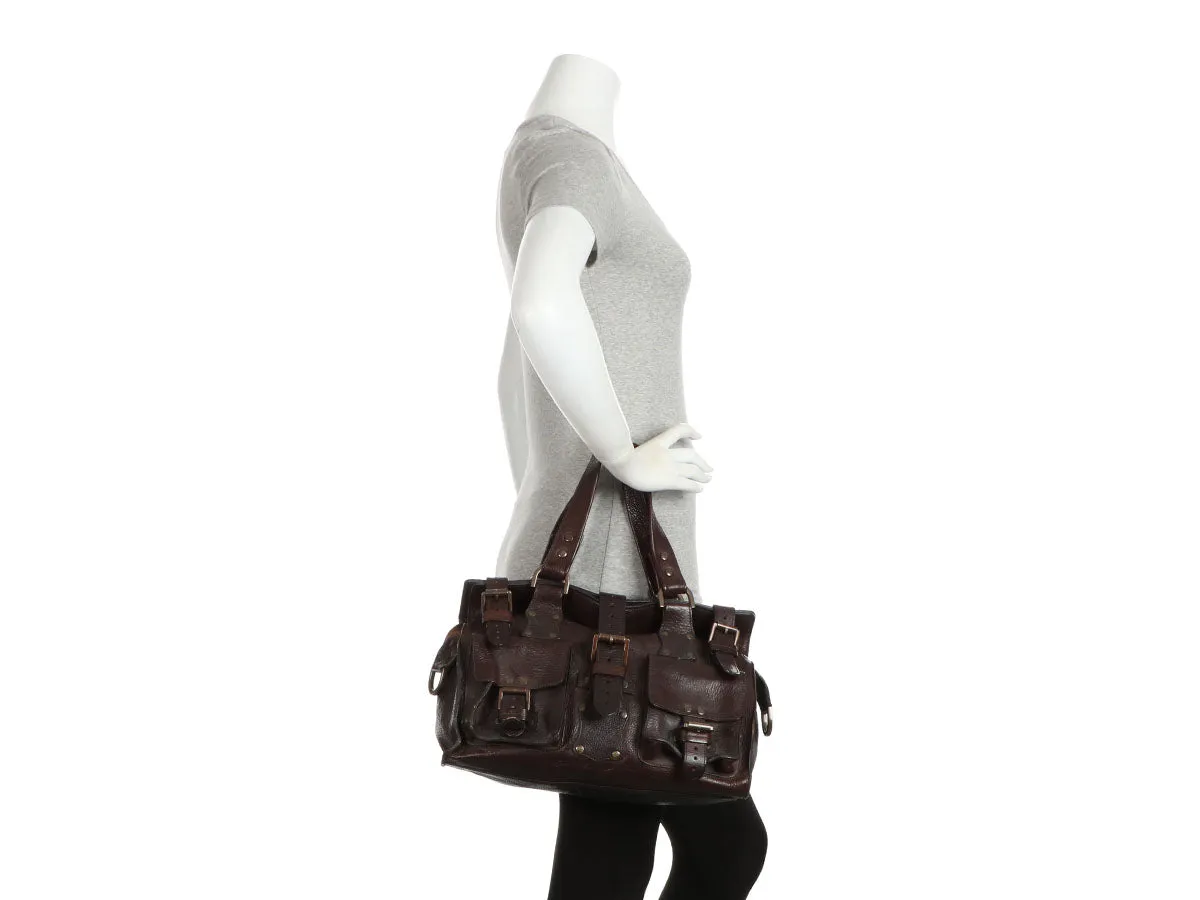 Mulberry Dark Chocolate Darwin Leather Roxanne