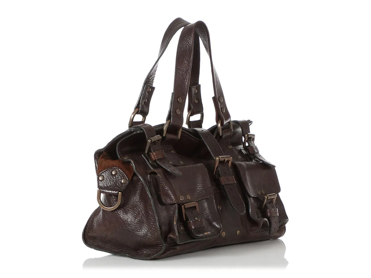 Mulberry Dark Chocolate Darwin Leather Roxanne