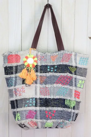 Multi Denim Bucket Bag