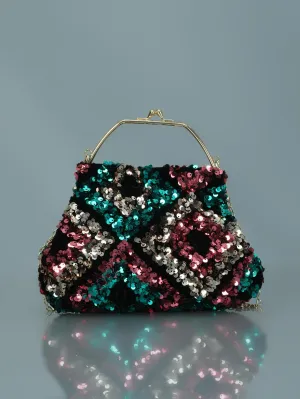 Multi Sequin Clutch