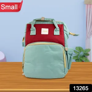 Multipurpose Mom's Backpack Diaper Bag – Small, 14 Pockets