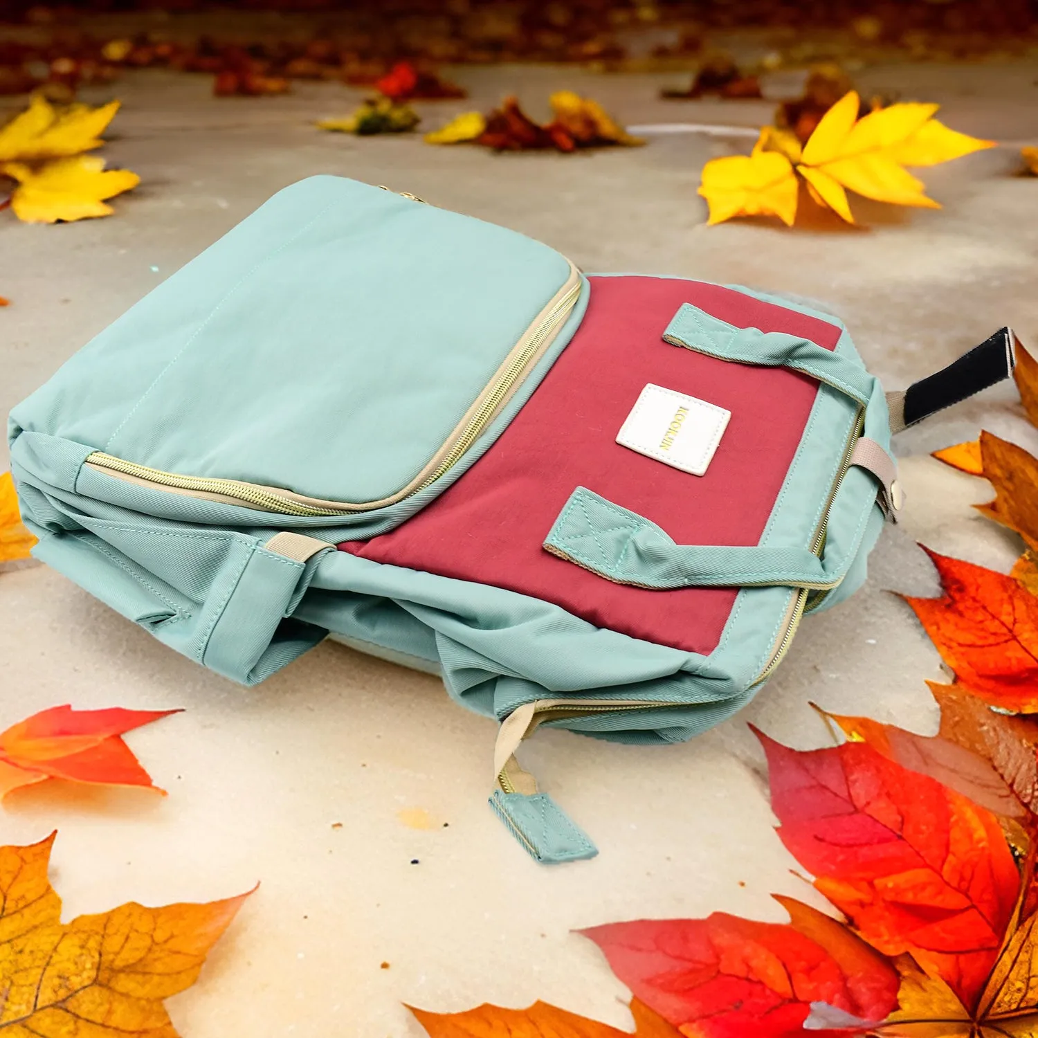 Multipurpose Mom's Backpack Diaper Bag – Small, 14 Pockets