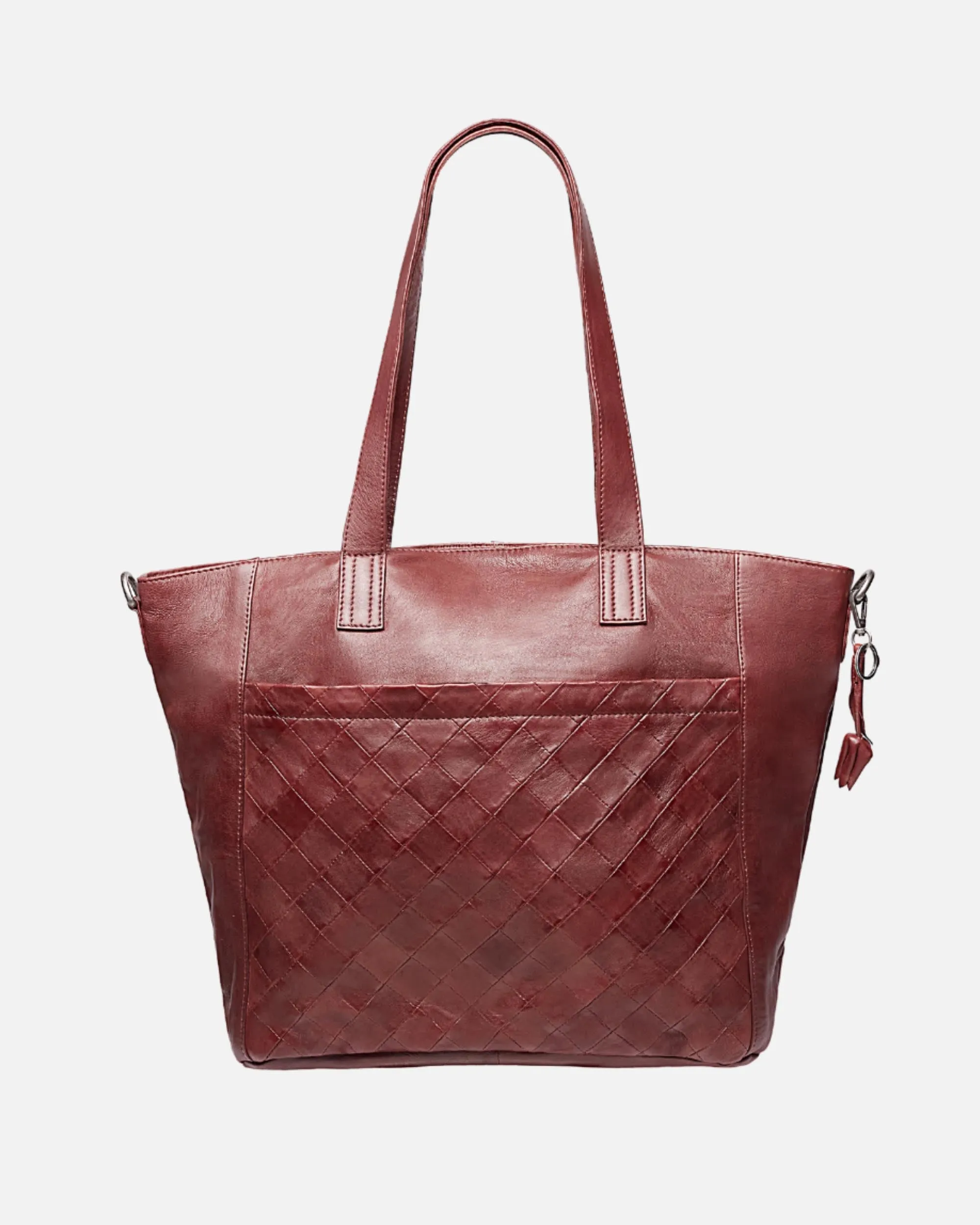 Muskens | Large Leather Tote Bag