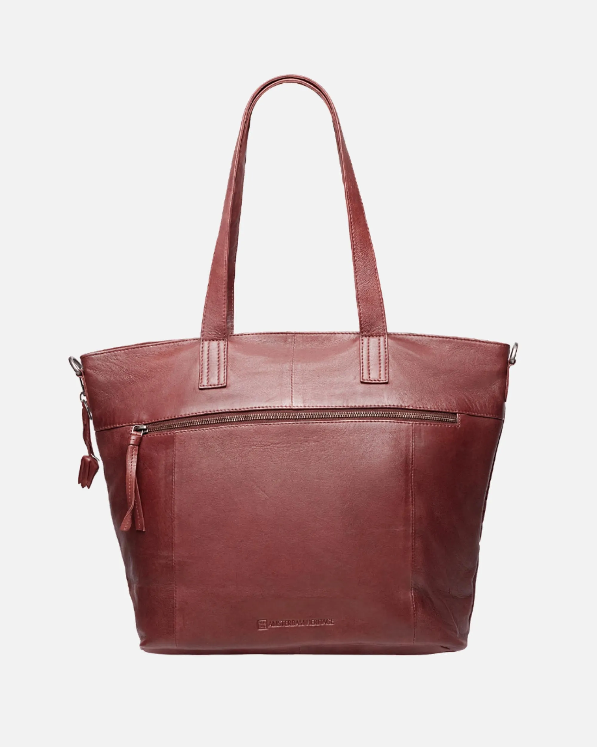 Muskens | Large Leather Tote Bag
