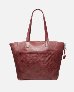 Muskens | Large Leather Tote Bag