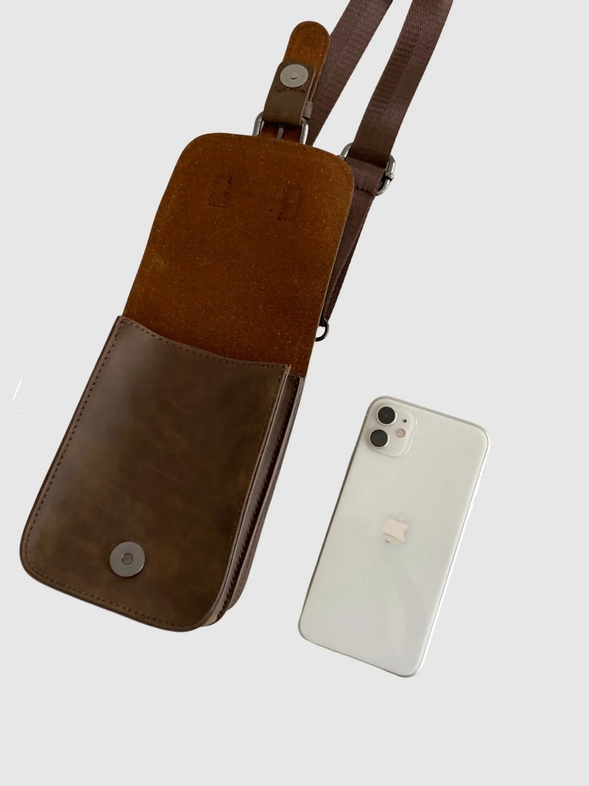 MV Japanese Retro Small Leather Waist Bag