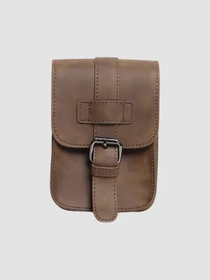 MV Japanese Retro Small Leather Waist Bag