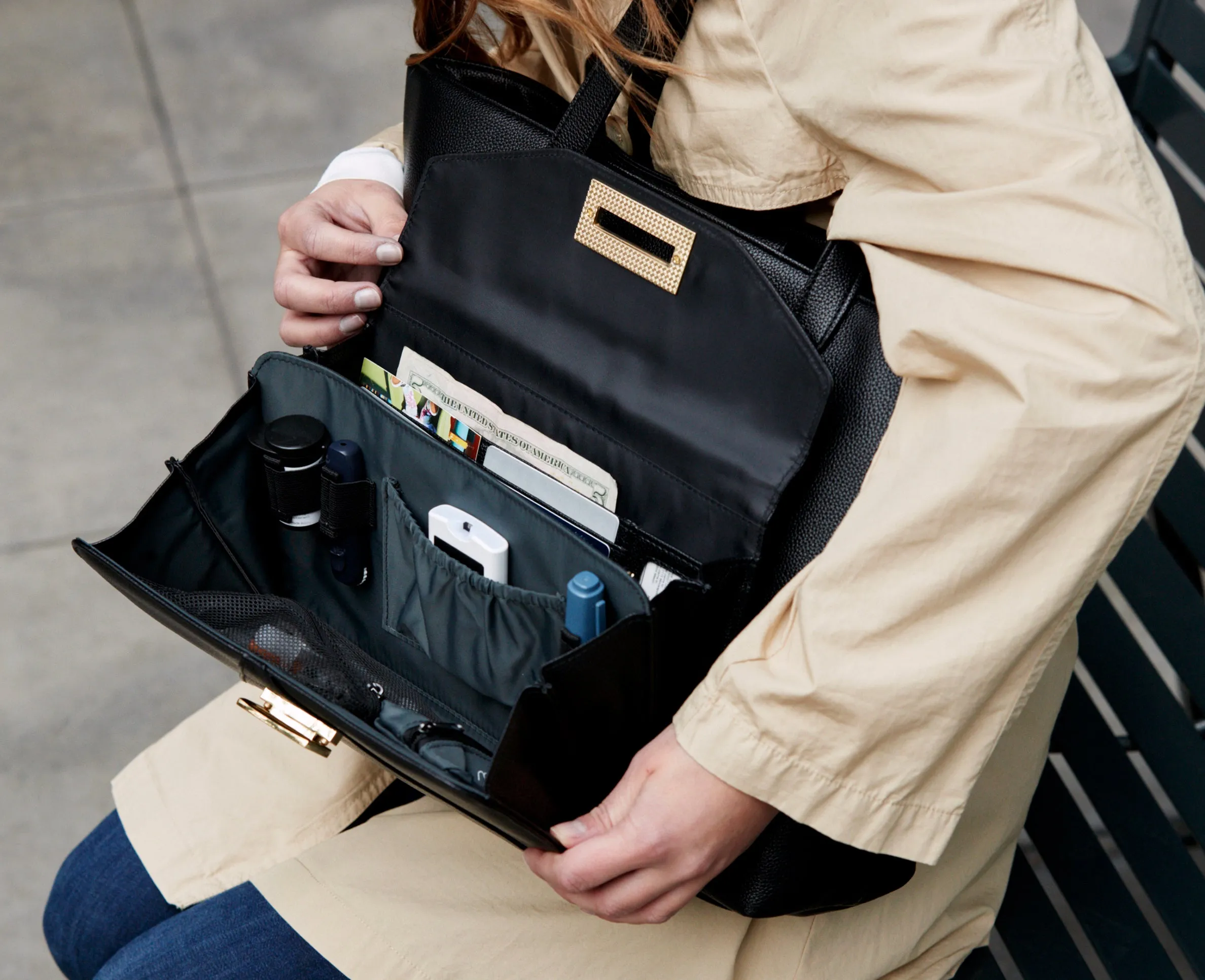 Myabetic Kerri Tote Black VAT relief