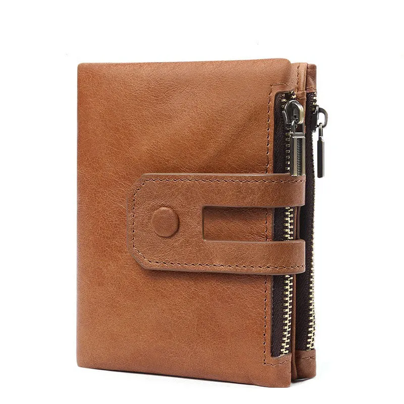 Name/Logo Engraving Men's wallet,RFID leather Wallet Personalize Leather Portfolio,Holder/Gift For Him