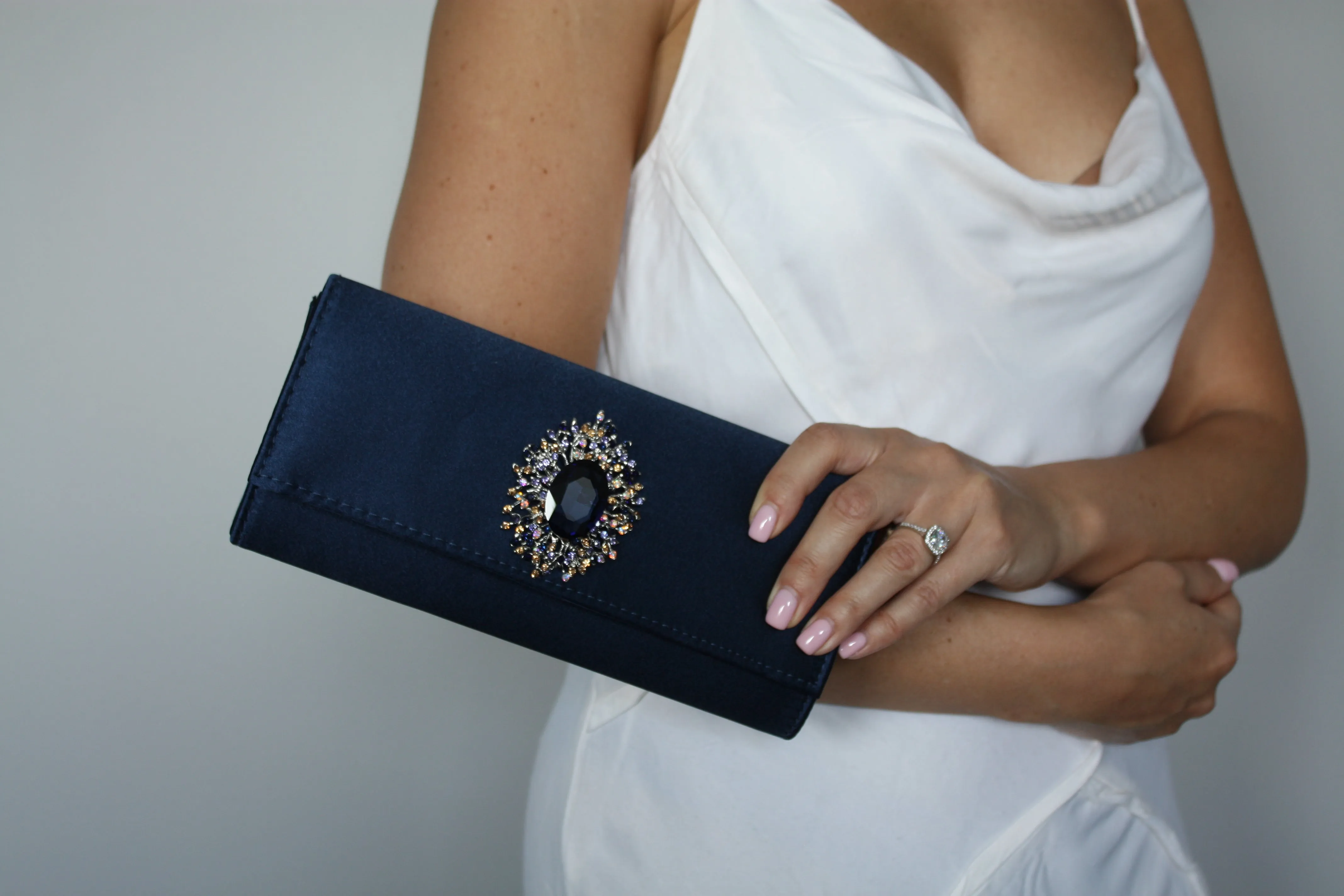 Navy Blue Evening Clutch
