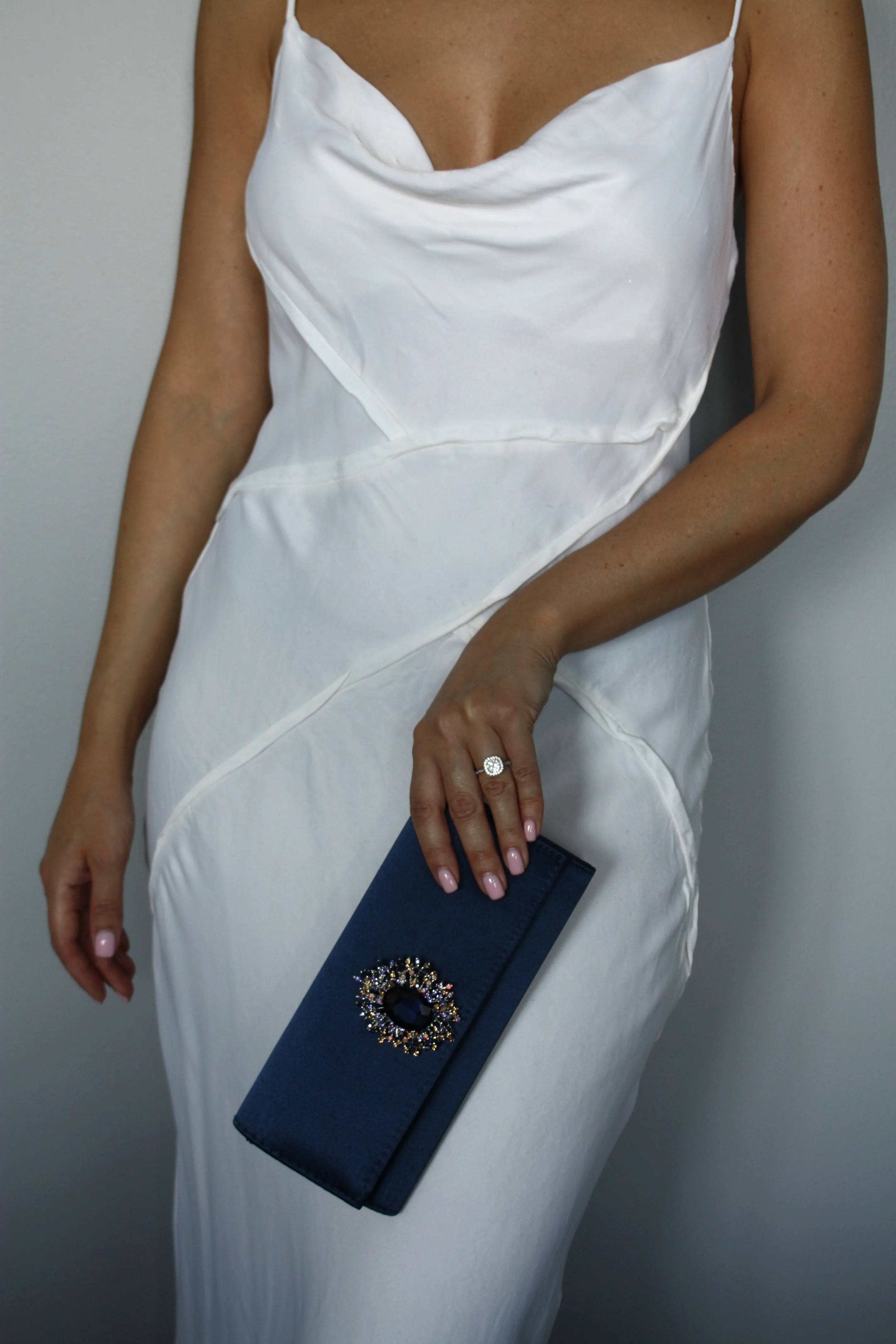 Navy Blue Evening Clutch