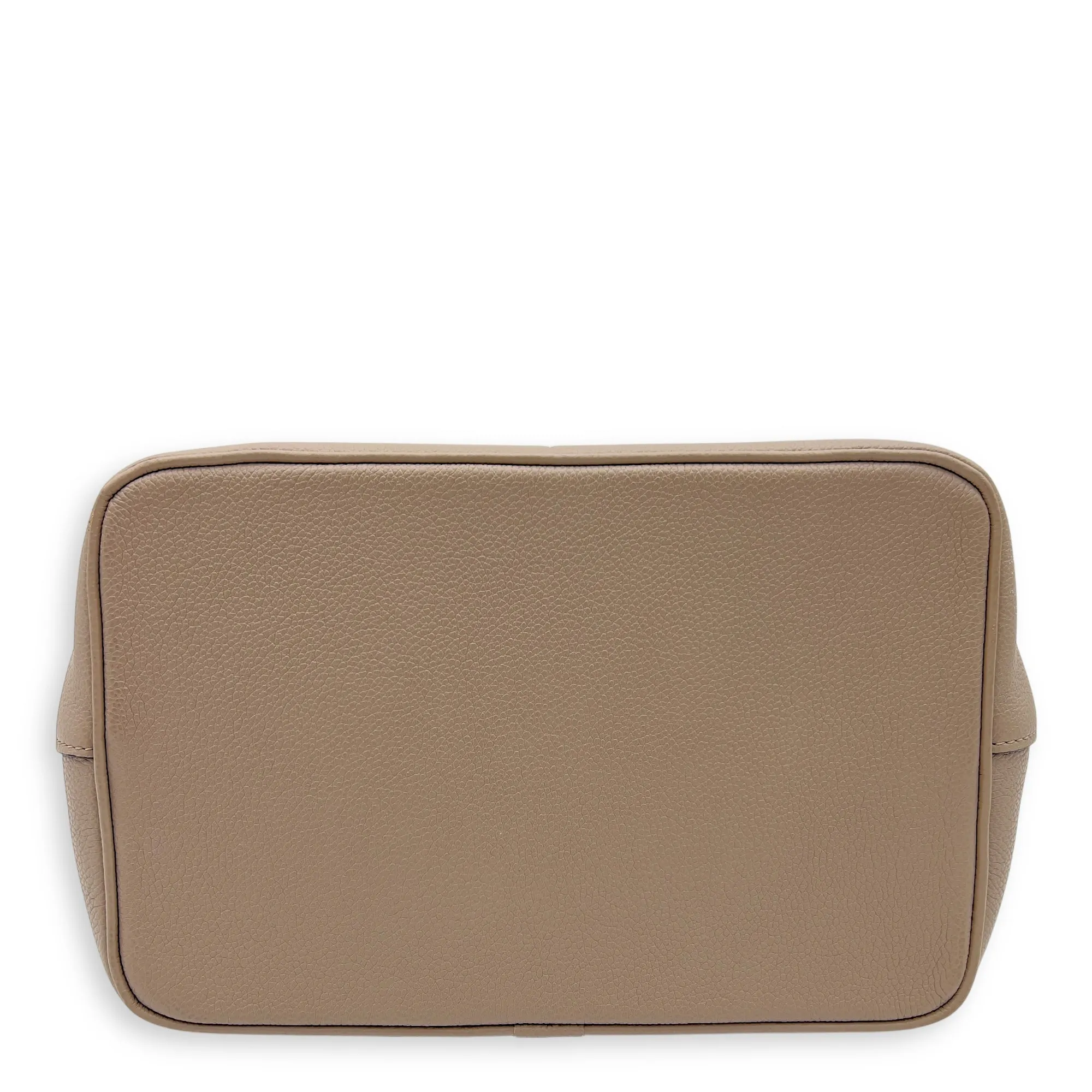 NeoNoe Bucket Bag Beige in Empreinte Leather, Gold hardware