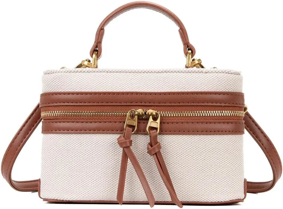 New Classic Satchel Crossbody Purse for Women Chic Mini Box Purse, Women Crossbody Shoulder Bag