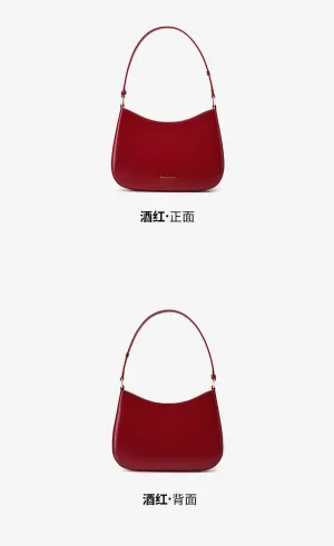 new fashion women's underarm shoulder bag 2053 wine red
