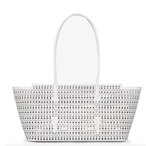 New Mina 32 in Vienne Calfskin, White