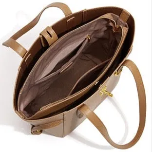 Niamh Elegant Trapezoid Belted Bucket Totes