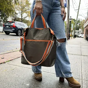 Nicole Large Nylon Tote Bag