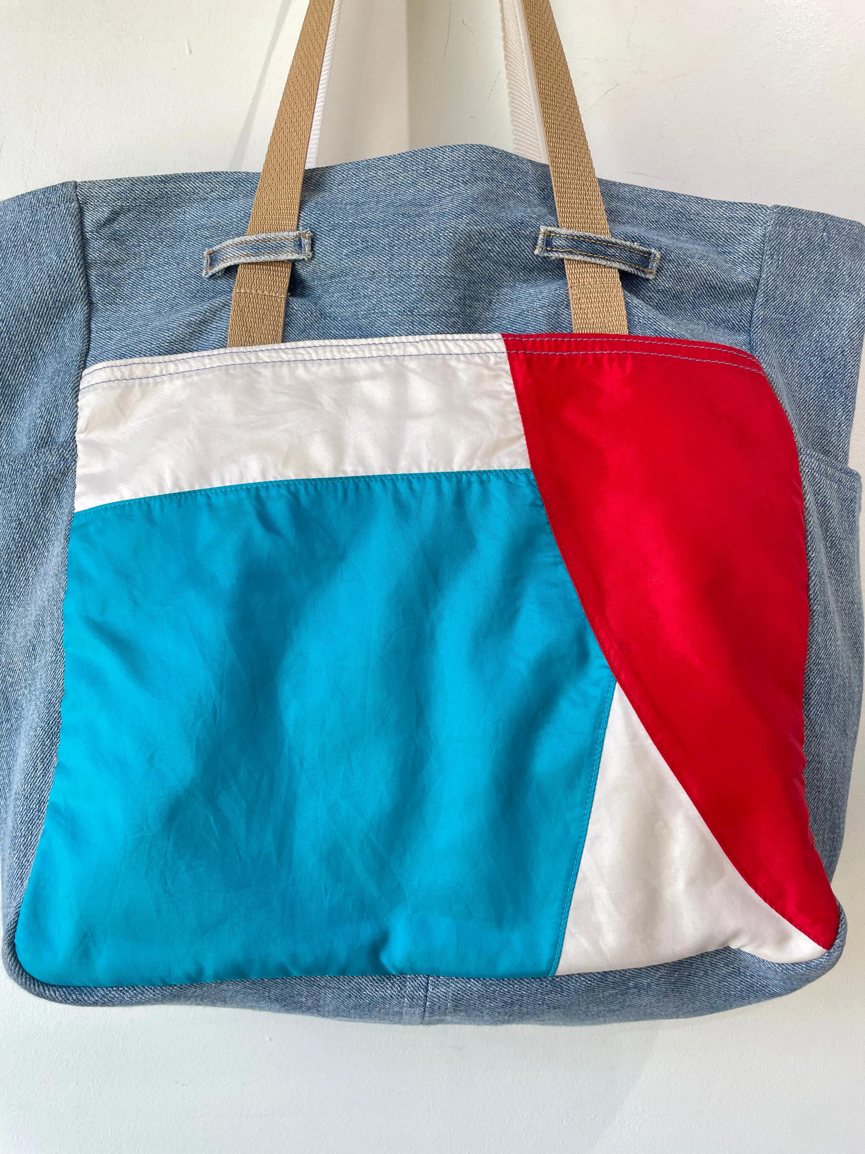Nike Denim Tricolor Flag Bag