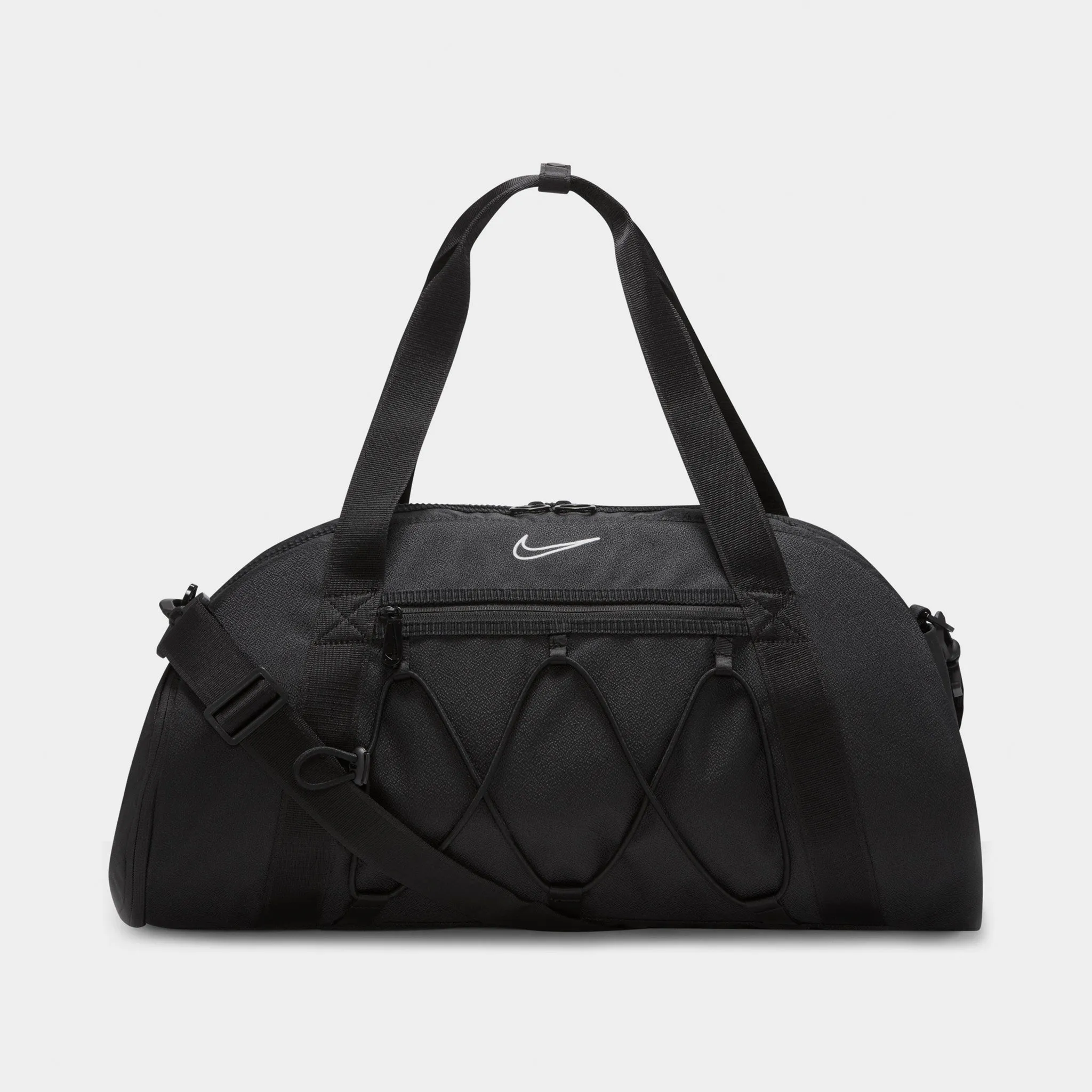 Nike Women's One Club Training Duffel Bag Black / Black - White