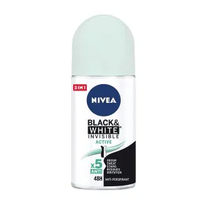 NIVEA BLACK & WHITE DEODORANT ROLL ON 50ML