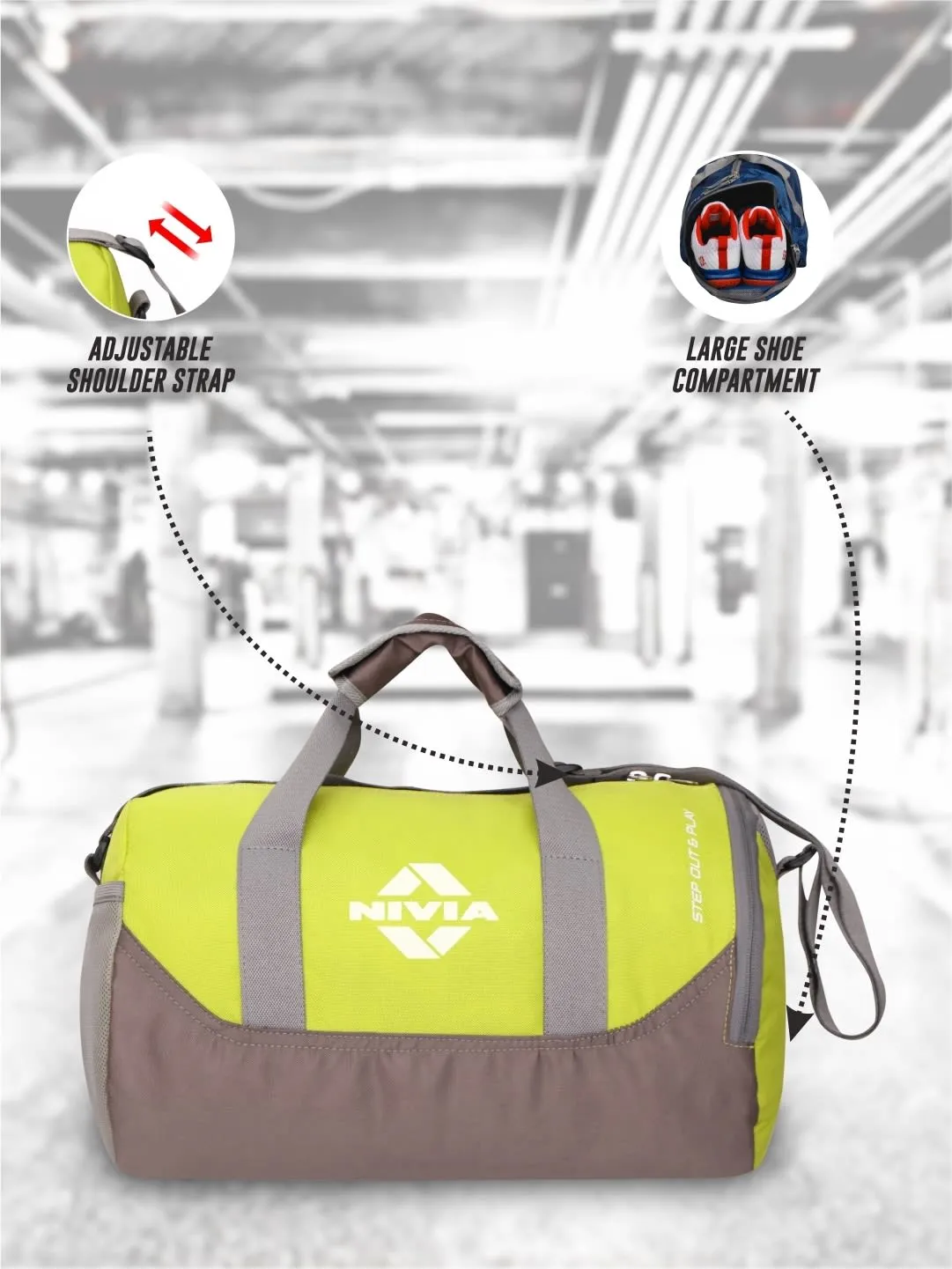 Nivia Beast Gym Bag-4