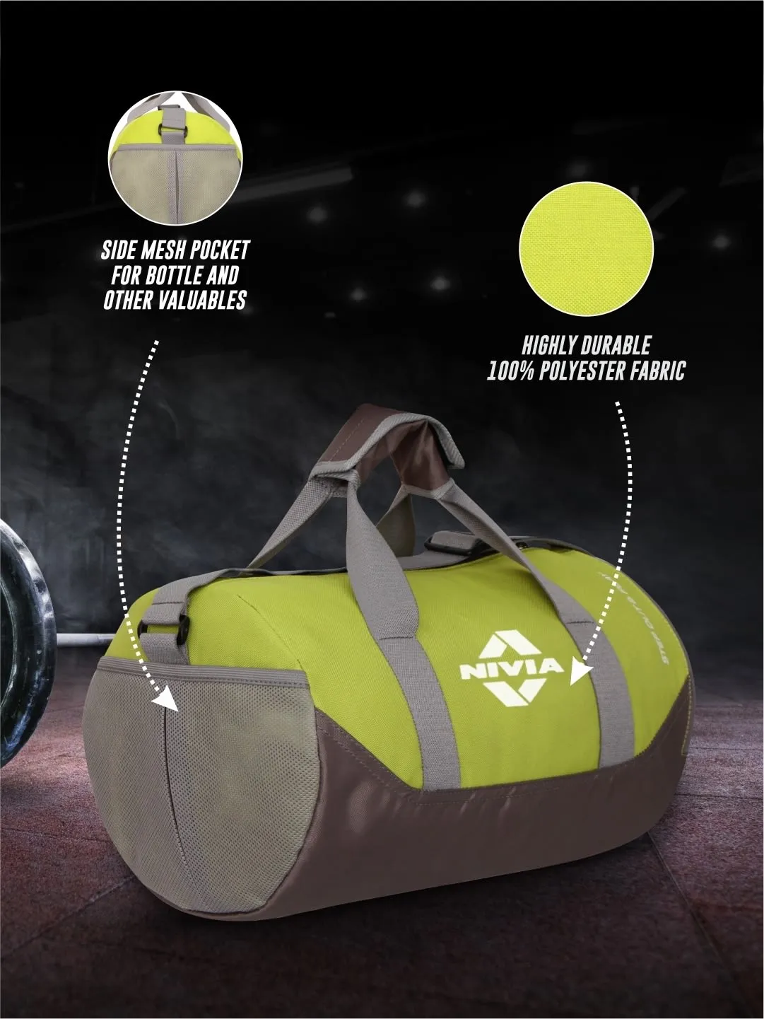 Nivia Beast Gym Bag-4